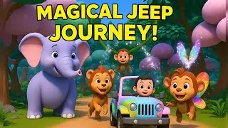 The Rainbow Jeep Adventure Song! Fun Kids Nursery Rhyme for Babies | CoComelon Style 3D Animation