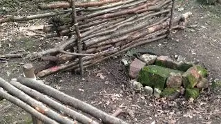 Starting our semi-permanent camp