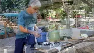 Our cordless battery fountain collection, handmade in USA
