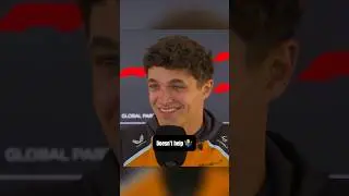 Lando Norris not angry at all after disqualification 😬😬