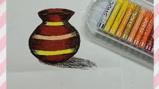How to Design Mud Pitcher (Matka) | Easy Drawing Tutorial for Beginners 