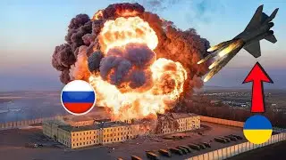 Ukraine MiG-29 Destroys Russian Aircraft & FSB Command Center  Shocking War Footage