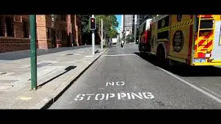 Cycling St George's Tce and King Street - Perth CBD | one way to cut through the city in peak hour