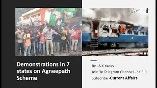 PROTEST OVER AGNIPATH SCHEME