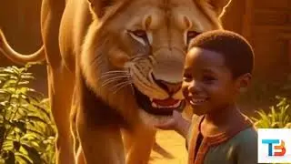 The Lonely Lion and the Fearless Boy