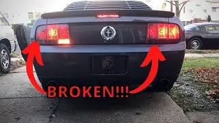 How To Replace Taillight and Reverse Light Bulbs (2005-09 Ford Mustang)