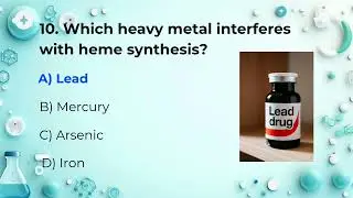 🎯 &ldquo;Toxicology & Antidotes | 25 Important MCQs with Answers & Explanations | Pharmacology Quiz&rdquo;