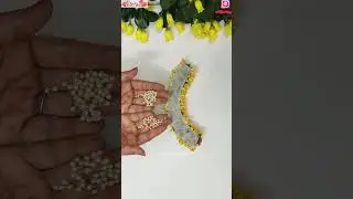 DIY Haldi Jewellery #shorts #youtubepartner #haldijewellery #sunitascreativeworld