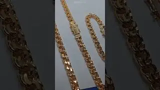 Бисмарк. Цепь 100 гр. Браслет 50гр. Ширина 1см. Красивый замок. #версаль #позолота #серебро #мужчина