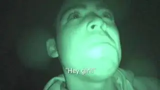 Ghost Girl in Cemetery