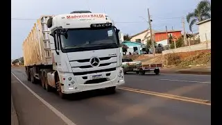 MERCEDES BENZ ACTROS 3651 6X4 BITREM MANOS FLORESTAL 7 EIXOS 19,80 METROS MADEIREIRA BALDI RATO