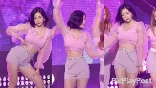 April Jinsol [진솔] lalalilala fancam @music core 20200425