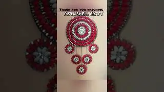 DIY Pista Shell Crafts| Pista Shell Wall Hanging Dream Catcher| Craft With Pista Shells #diy#shorts
