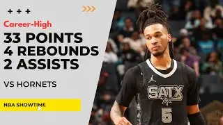 Stephon Castle Career-High 33 Points vs Hornets - Feb 7, 2025 I 2024/25 season