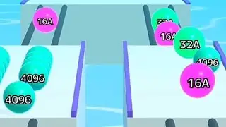 NoveBall Run 2048 Infinity Mode Gameplay Part-evel