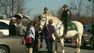 Rutherford County Mounted Patrol Watches Over Mall Parking Lots