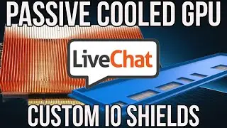 Live! Repair and Chat Ep16 - Building Passive GPU Custom IO shields GTX 950 heat sink  Gaming PC