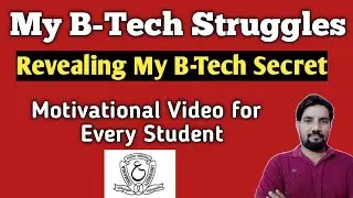 My B Tech Secret Revealed II My B-Tech Struggles II OU II Diploma II PTDC II PTPG II JNTU II