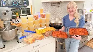 Epic Freezer Meals Prep Days from Scratch for When Life Goes Sideways | Family of 10