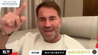 'UNLESS YOU'RE A F**** IDIOT...' -EDDIE HEARN GOES IN ON EUBANK JR, AJ FIGHT NEARS, DeGALE, CRAWFORD