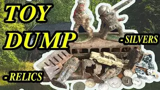 Metal Detecting A Mid 1800s House Tear Out - Found A Vintage Toy Dump