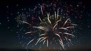 Fireworks Night Ambience 🎆 Short 7-Minute Timer | Task Blocking, Deep Focus, Aesthetic Night Sky