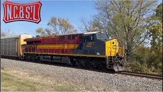 CSX #1851 Nashville Chattanooga & St. Louis Heritage Unit Leads in Cincinnati