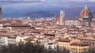 Piazzale Michelangelo overlooking Florence Italy
