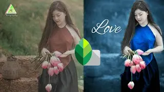 Snapseed creative Photo editing / Snapseed color change photo editing / blue Tone photo editing