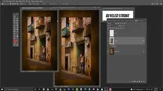 Creating a beveled stroke in your competition image
