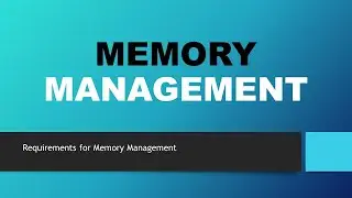 Memory management || Requirements || Urdu/Hindi