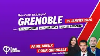 🔴 Réunion publique Grenoble - Élections municipales 2026