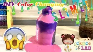 DIY Color Changing Slime - How to make color changing slime!