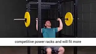 Body Solid GPR400 Power Rack with 1000 Lb  Weight Capacity for Squats, Deadlifts, and Weightlifting