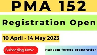 PMA 152 |Join PMA 152 Long course| registration open |eligibility criteria|152 complete information