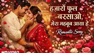 Hajaro Phool Barsao Mera Mehboob Aaya Hai 🌹 | New Hindi Romantic Song | Love Story Video 2026