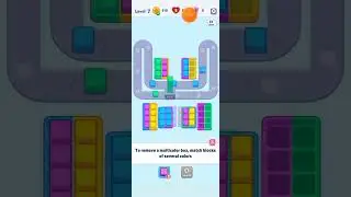 Color Cube Match Sort Puzzle - Level 7