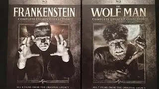 Frankenstein & The Wolf Man Universal Monsters Complete Legacy Collection Blu-ray Unboxing