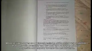 THE CONTENTPORARY WORLD; Note taking reflection