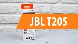 Распаковка JBL T205 / Unboxing JBL T205