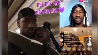 OFFICIALDEEDEE AND JTA FLIRTING & RAPPING ON INSTAGRAM LIVE🔥