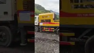 Hunan Haoboc concrete pump special for tunnel