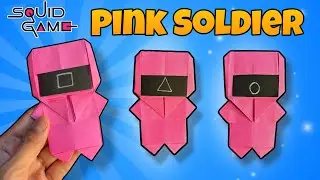 How to Make a Squid Game Pink Soldier with Paper &ndash; Step-by-Step Guide
