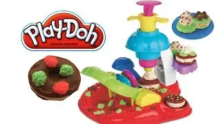 Make Play Doh Cookies with Sweet Shoppe Flip 'N Frost Cookies Set with Play Doh Plus