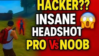 😱 Insane Headshot | Pro vs Noob 🔥 #shorts #freefire