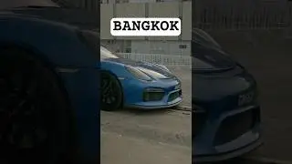 Thailand Car Culture is on Another Level 🇹🇭💛 #porsche #shorts