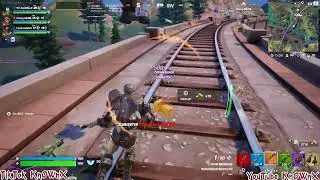 Fortnite 4 Wins with Troy, Brandon & Random