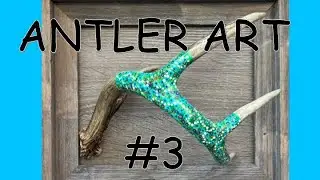 Antler Art #3 Creative deer antler art