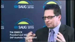 Tim Ebbeck, President & MD, SAP Australia New Zealand
