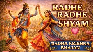 Radhe Radhe Shyam Dhun 🌸 | Radha Krishna Dance Bhajan | Peaceful + Energetic